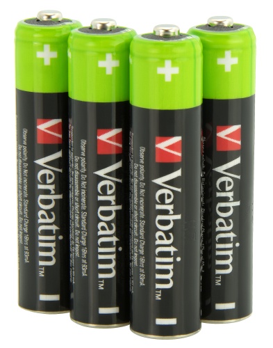 Verbatim 49514 Įkraunamos baterijos NiMH AAA HR03 950mAh (4 vnt pakuotėje)