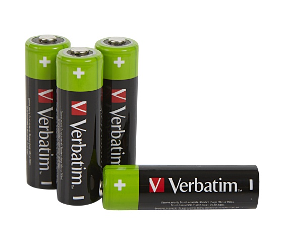 Verbatim 49517 Įkraunamos baterijos NiMH AA HR6 2500mAh (4 vnt pakuotėje)