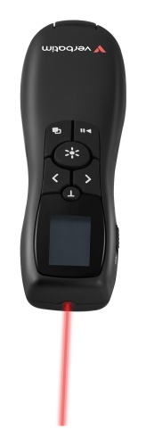 Verbatim 32364 Keynote Nuotolinio valdymo pultas su LCD ekranu ir raudonu lazeriniu žymekliu, Juoda