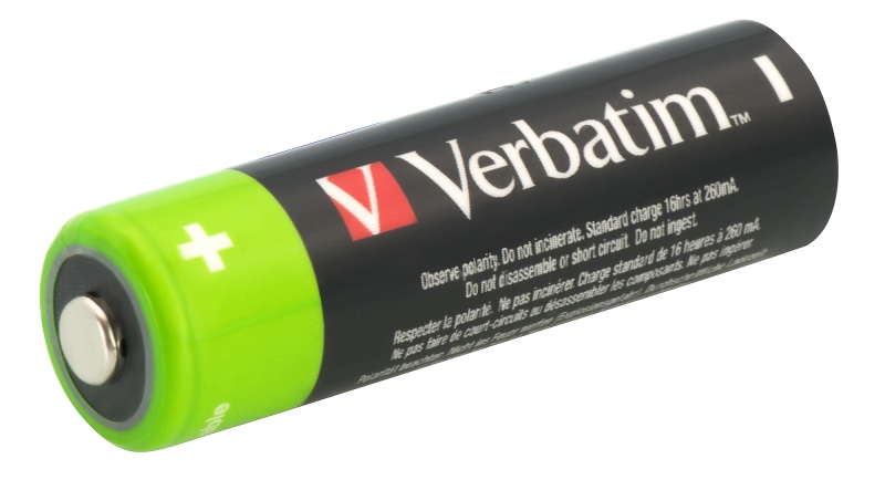 Verbatim 49517 Įkraunamos baterijos NiMH AA HR6 2500mAh (4 vnt pakuotėje)