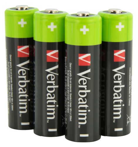 Verbatim 49517 Įkraunamos baterijos NiMH AA HR6 2500mAh (4 vnt pakuotėje)