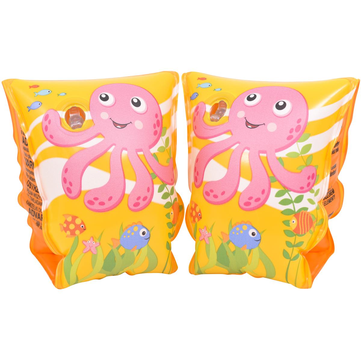 Plaukimo Rankovės Vaikams Su Jūros Gyvūnais 23x15cm Aštuonkojis 37464