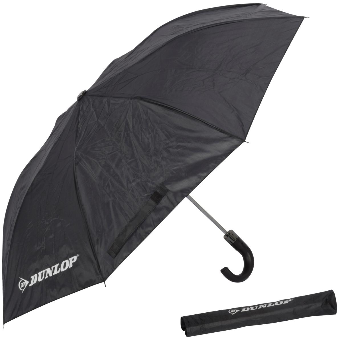 Sulankstomas Juodas Pusiautomatinis Skėtis 92 Cm Dunlop