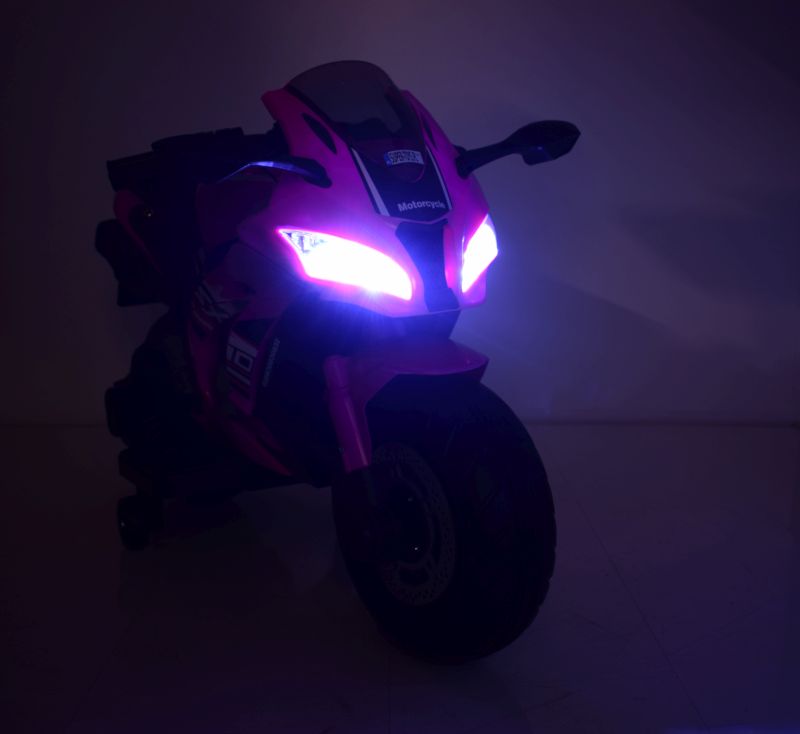 Didysis Lenktyninis Motociklas Turi Akumuliatorių, Minkštus Ratus, Minkštą Sėdynę / Ozb909