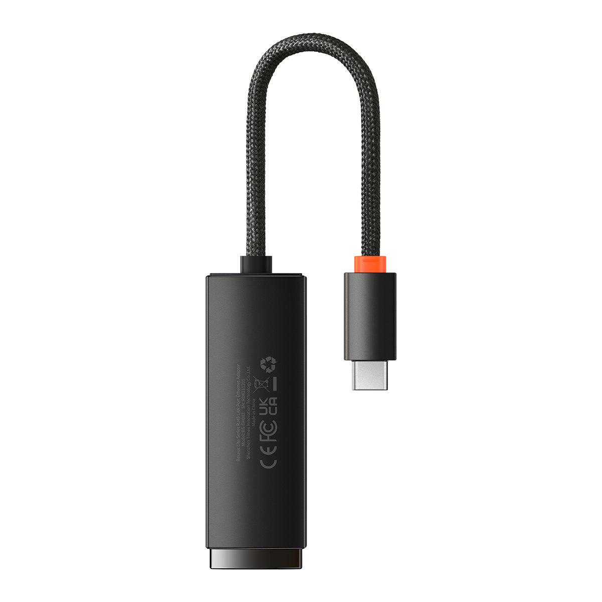 Išorinė Usb-c Rj-45 Tinklo Plokštė, 1 Gbps, 1000 Mbps, Juoda