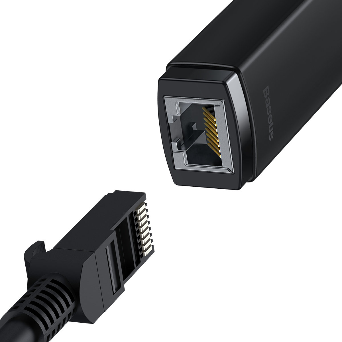 Išorinė Usb-c Rj-45 Tinklo Plokštė, 1 Gbps, 1000 Mbps, Juoda