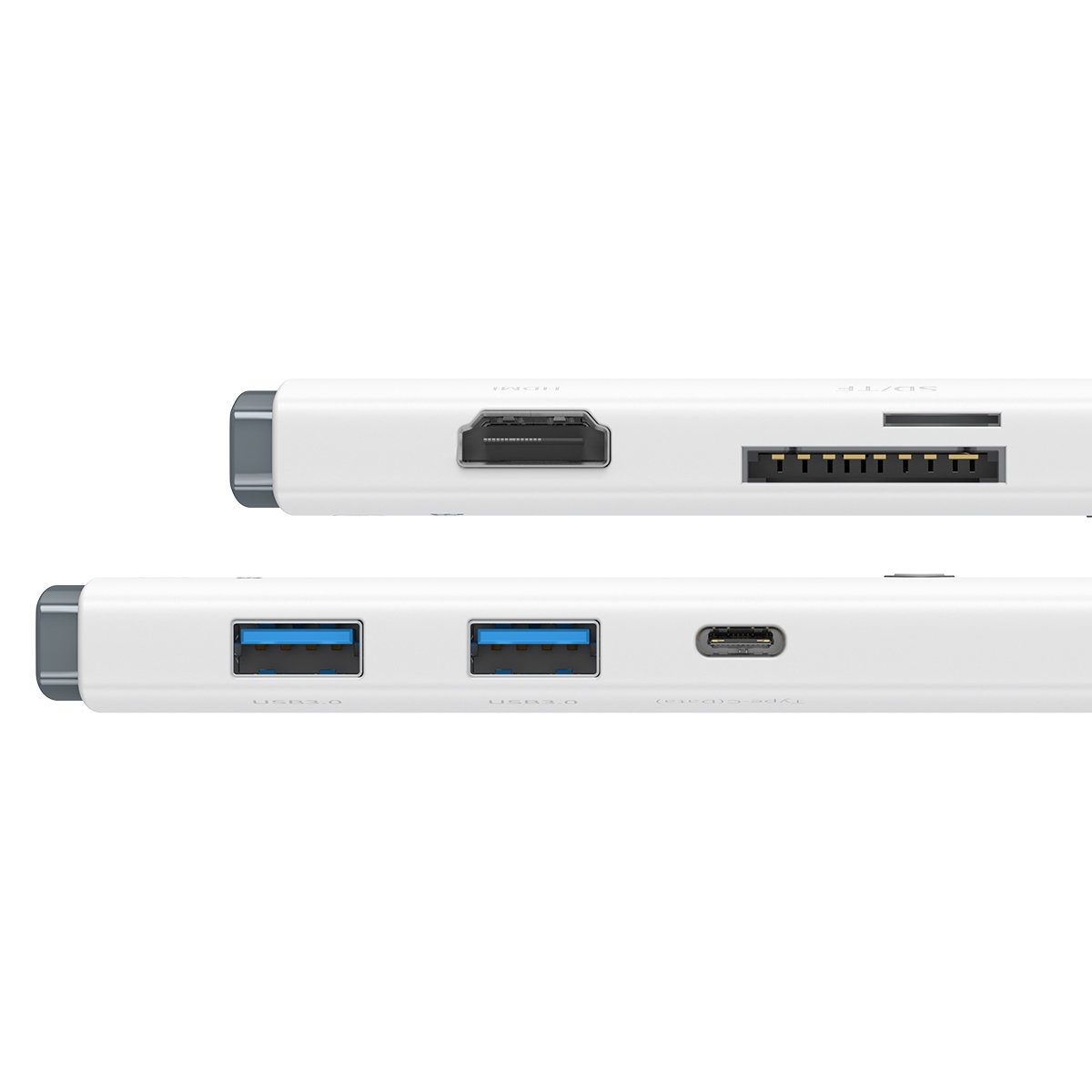 Daugiafunkcinis „hub Lite Series“ Usb-c 2x Usb Pd Hdmi Sd/tf, Baltas