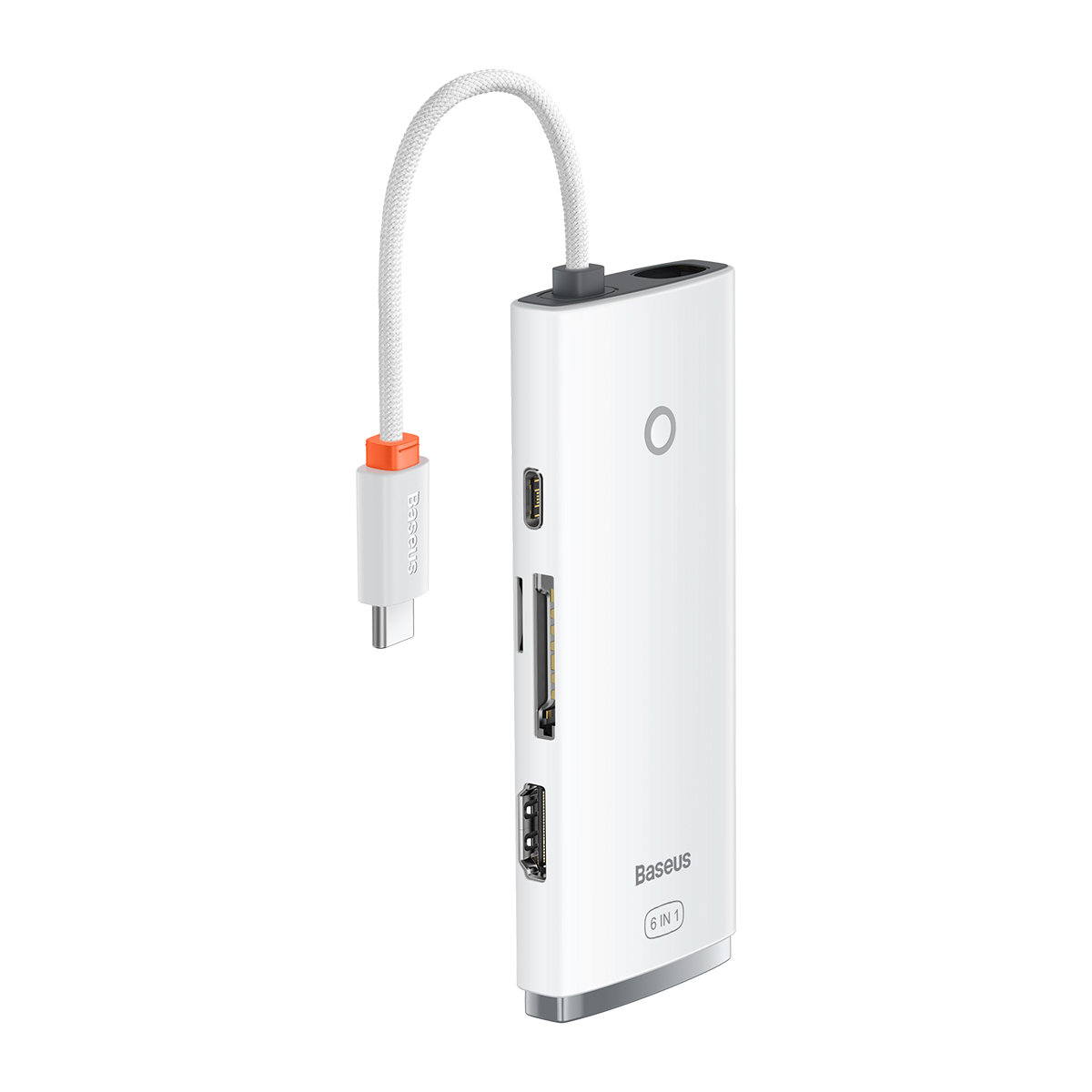 Daugiafunkcinis „hub Lite Series“ Usb-c 2x Usb Pd Hdmi Sd/tf, Baltas