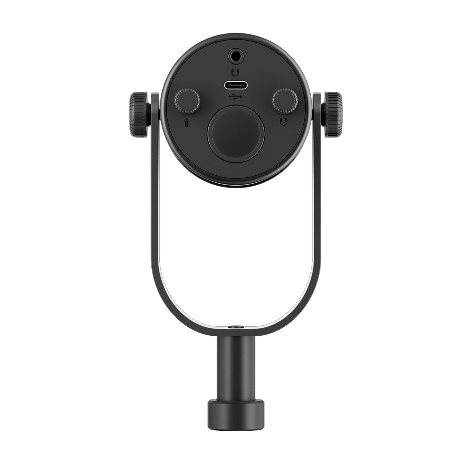 Dinaminis Studijinis Mikrofonas Su Laidu Ir Laikikliu, Usb/xlr Jungtimi – Juodas