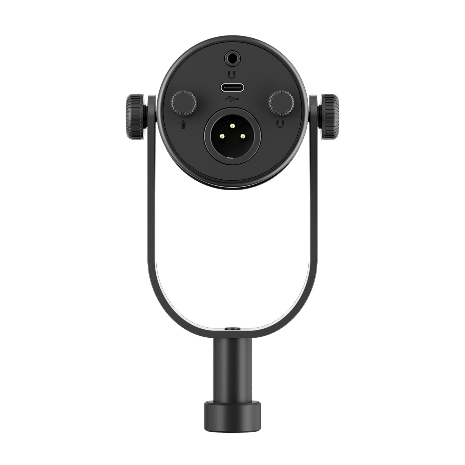 Dinaminis Studijinis Mikrofonas Su Laidu Ir Laikikliu, Usb/xlr Jungtimi – Juodas