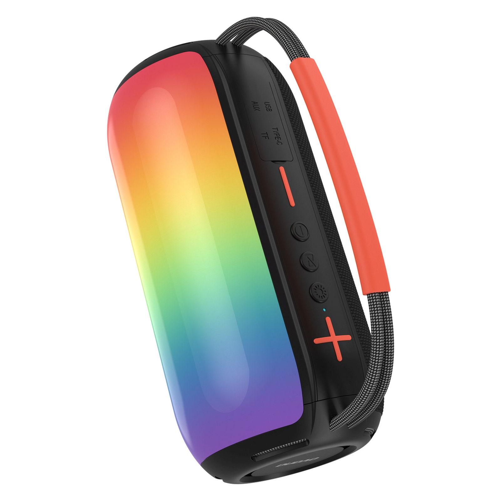 Belaidis Garsiakalbis Su Rgb Apšvietimu Ir Laikikliu, Palaikantis „bluetooth“ – Juodas