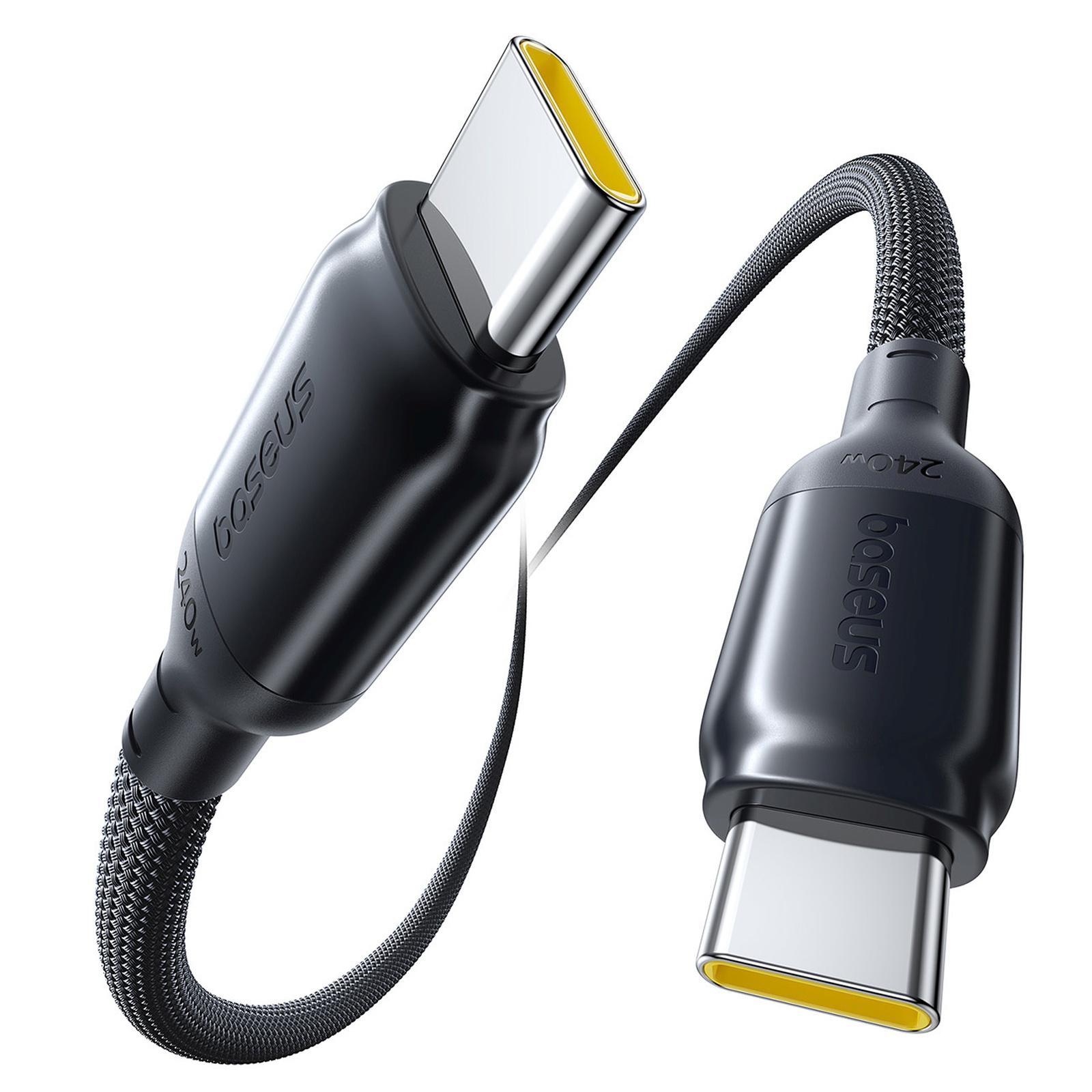 Usb-c Kabelis, 240 W, 2 M – Juodas