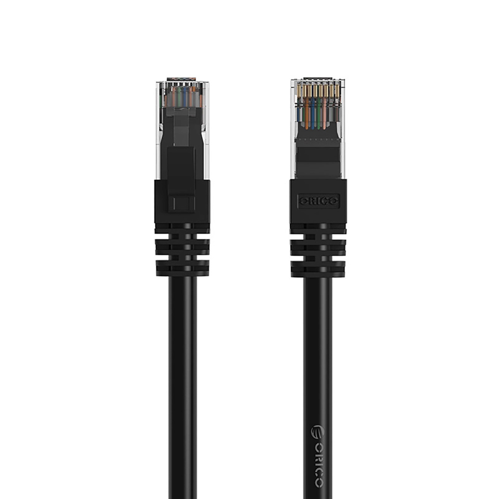 Ethernet Cat6 1000 Mbps Rj45 Internetinis Lan Apvalus Tinklo Kabelis, 10 M – Juodas