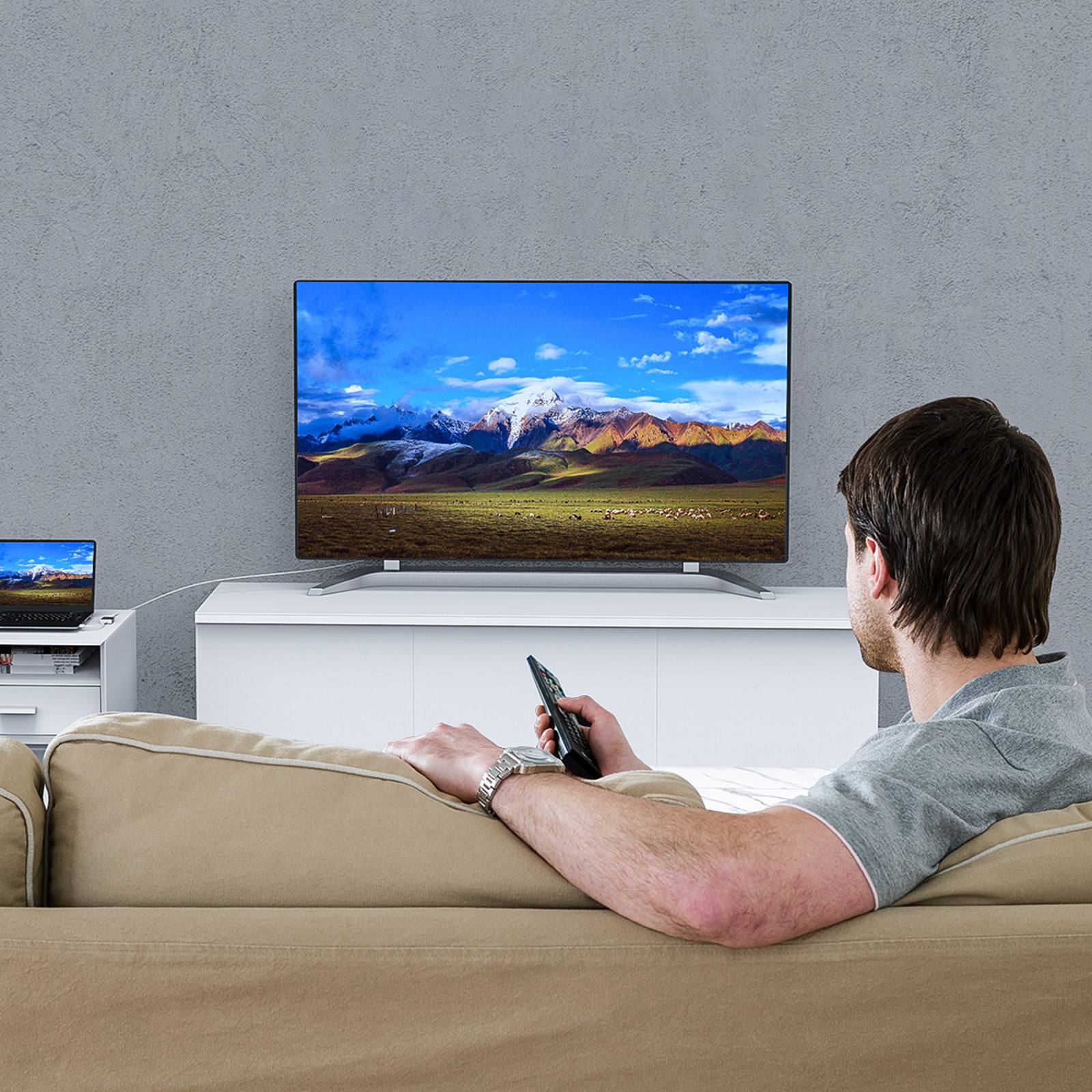 Usb-a – Hdmi Adapteris – Sidabrinis