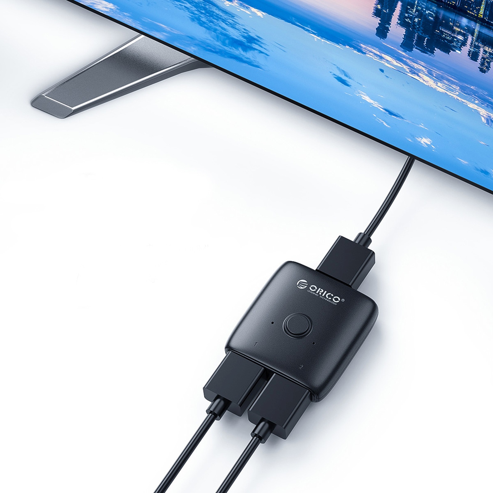 Dviejų Krypčių Hdmi Adapteris-skirstytuvas – Juodas