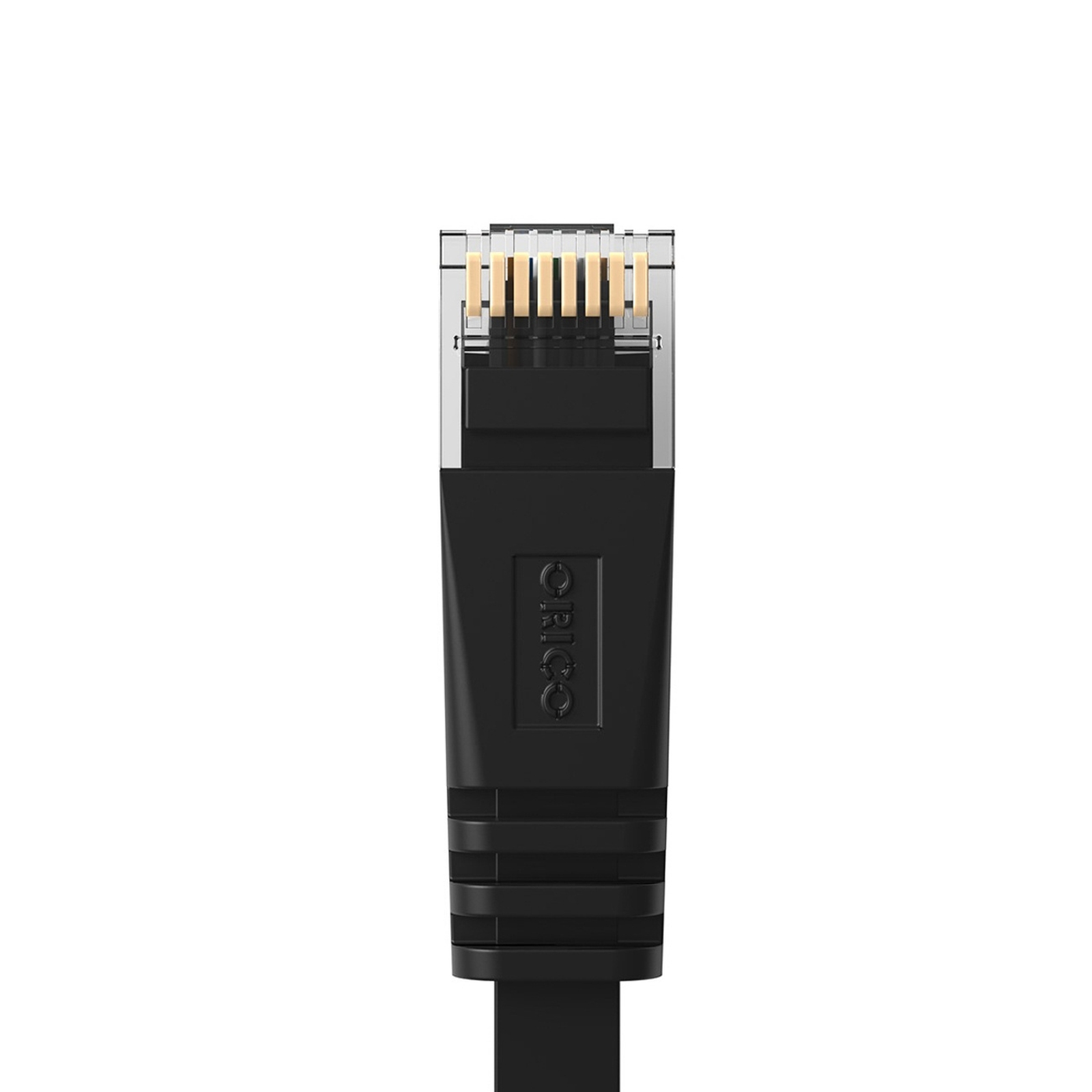 Ethernet Cat7 10 Gbps Rj45 Lan Plokščias Internetinis Tinklo Kabelis, 10 M – Juodas