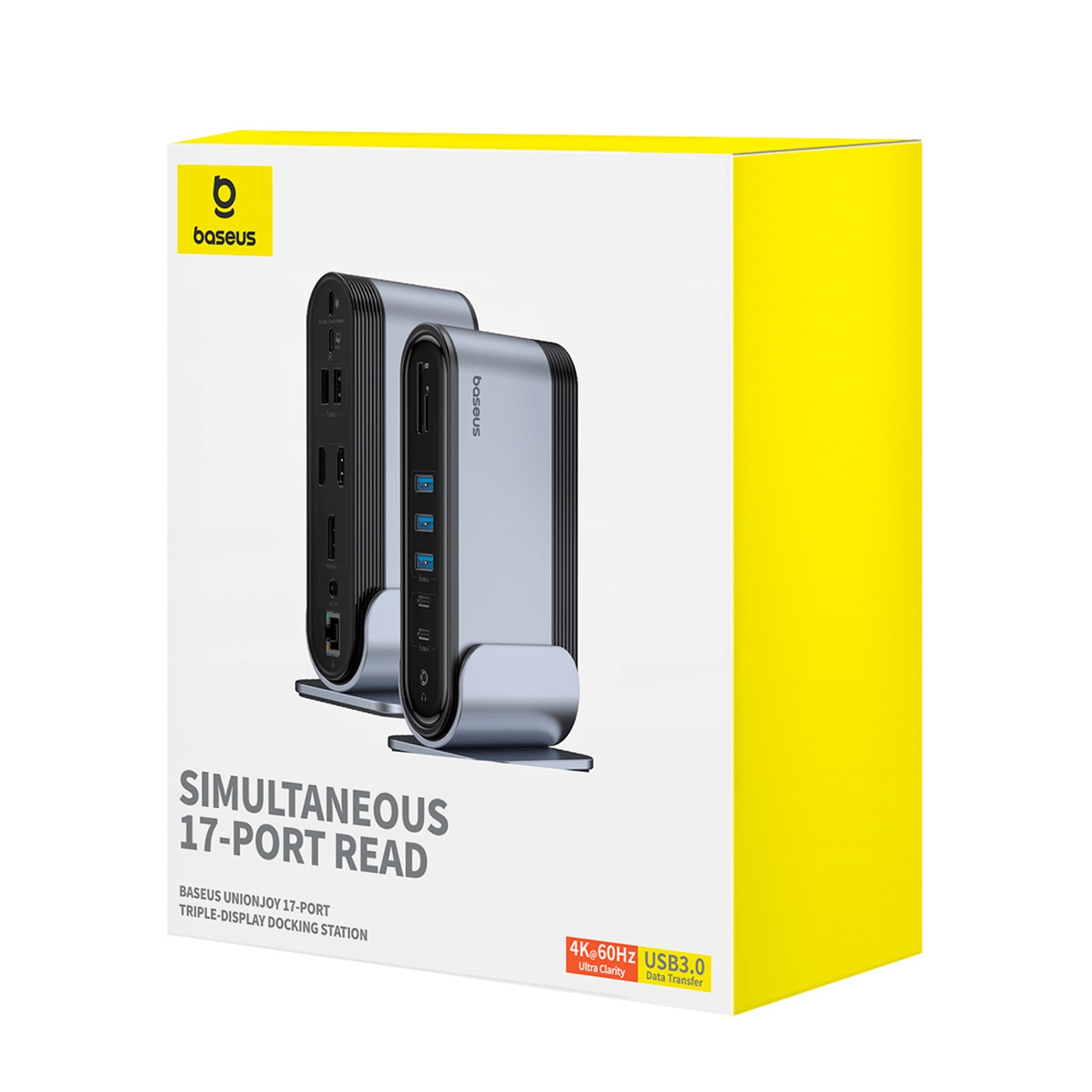 Usb-c – Hdmi Dp – Usb-a – Usb-c – Rj45 – Pd – Pc – Sd – Tf – 3,5 Mm Minijack Jungčių Doko Stotis – Pilka