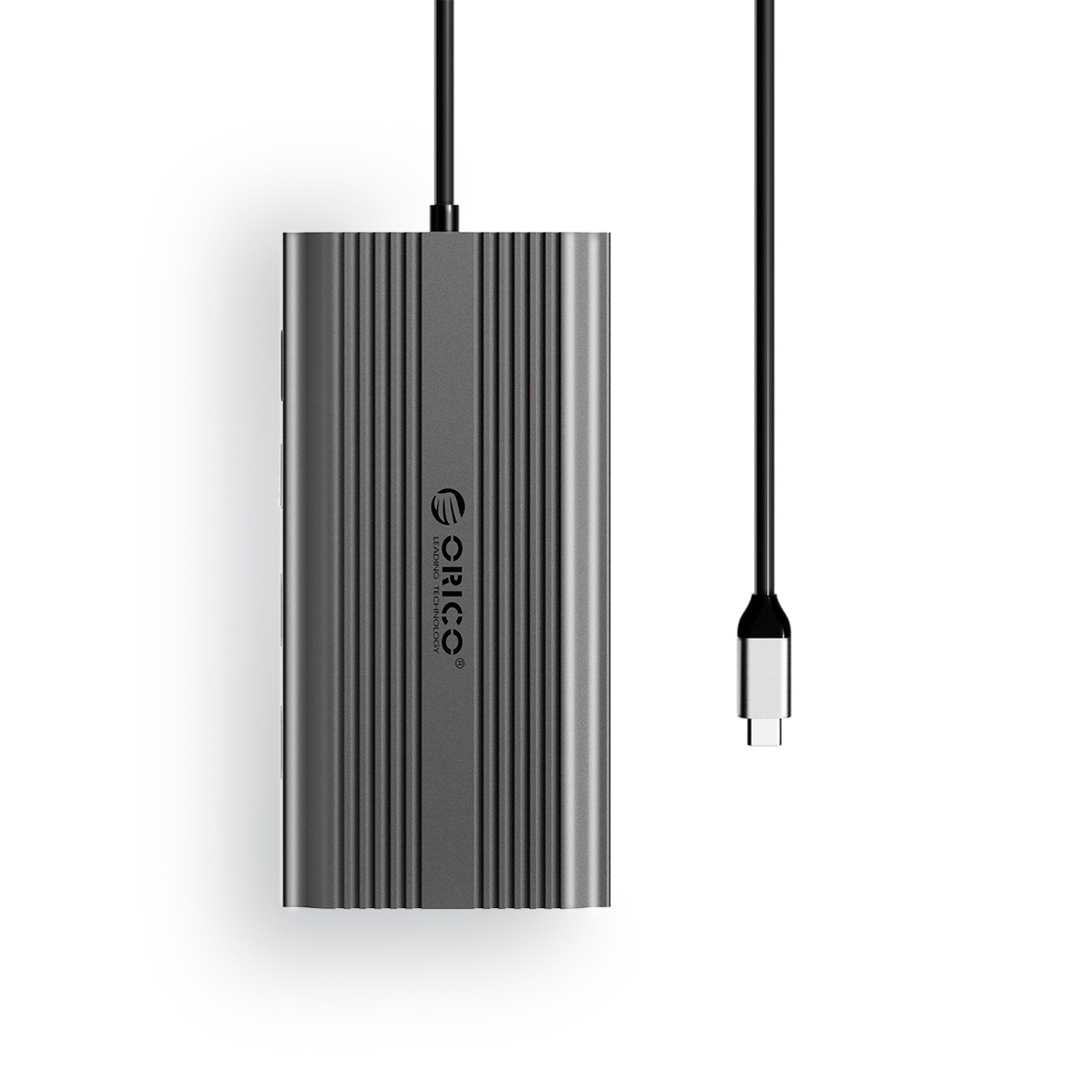12-in-1 Usb-c Doko Stotis – Usb-a, Usb-c, Hdmi, Vga, Rj45, Sd, Microsd, Pd 100 W – Pilka