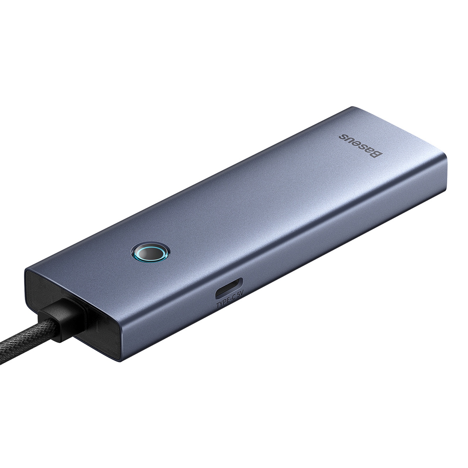 Usb-a į Usb-c Skirstytuvas, 5 V, 50 Cm – Pilkos Spalvos
