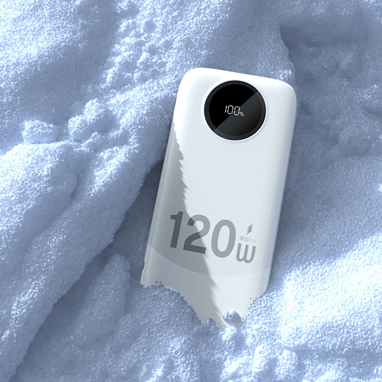 Išorinis Akumuliatorius K13 10000 Mah 22,5 W Su Integruotu Kabeliu – Baltas