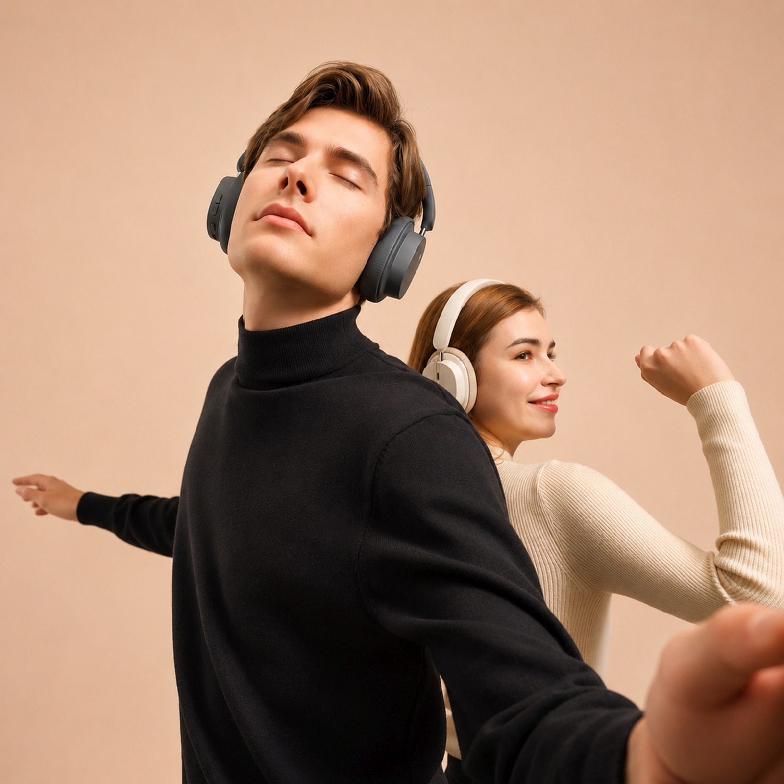 Bowie D05 „bluetooth“ Belaidės Ausinės – Juodos