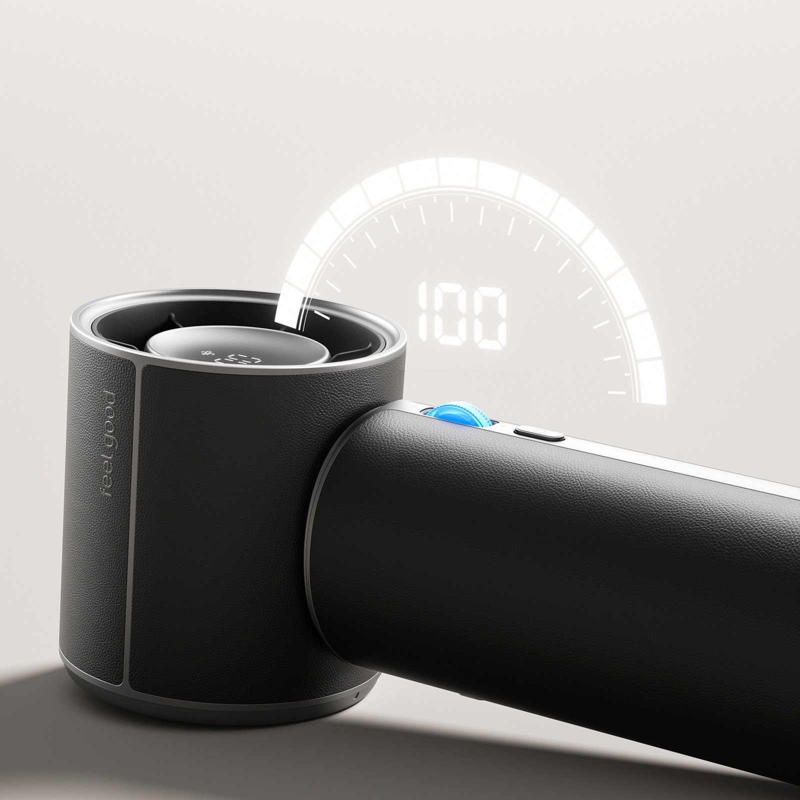 Mini Nešiojamas Ventiliatorius, Vėduoklė, Oro Pūstuvas, 4250 Mah, Usb-c – Juodas