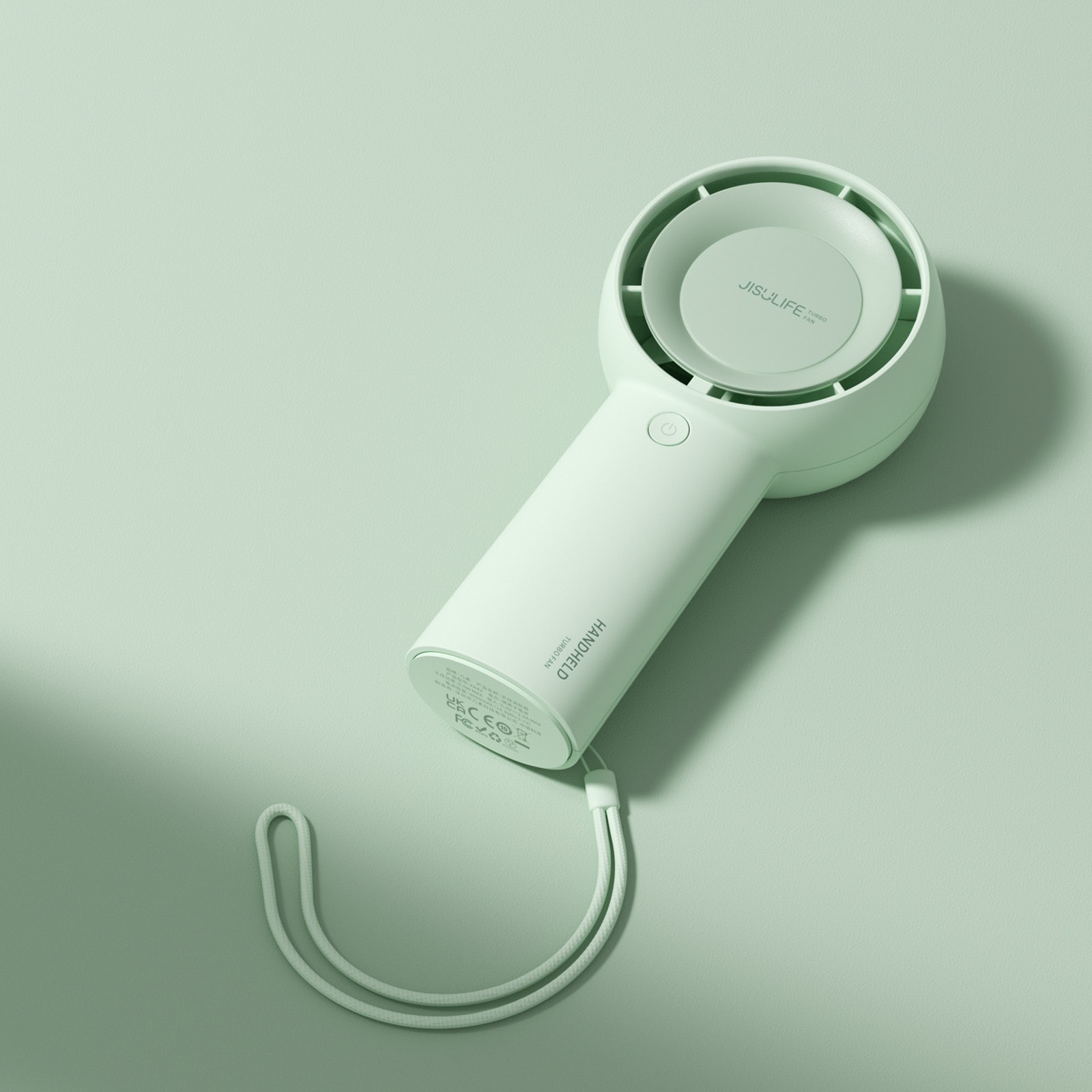 Rankinis Ventiliatorius, Mini Pūstuvas, Nešiojamas Vėduoklis, 4000 Mah – žalias