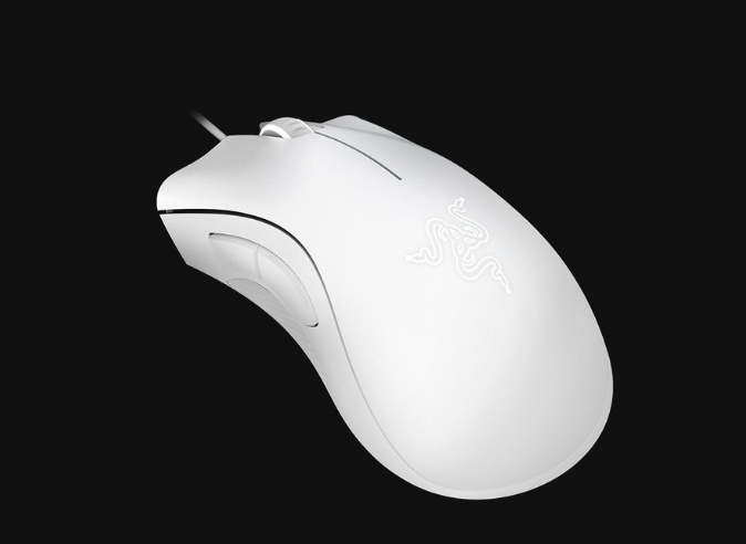 Razer DeathAdder Essential Laidinė žaidimų pelė USB Type-A Optical 6400 DPI Balta