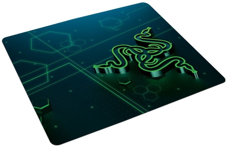 Razer Goliathus Mobile Edition Žaidimų pelės kilimėlis, S, Multicolor Green