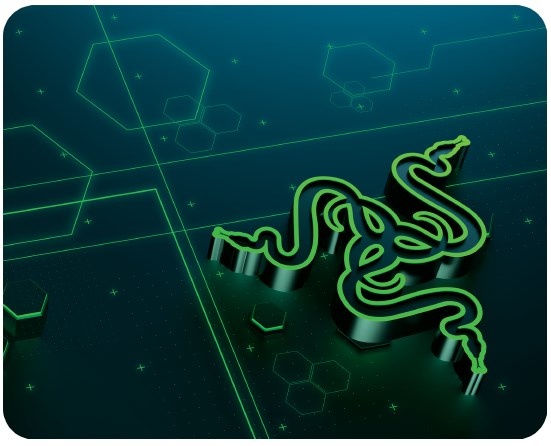 Razer Goliathus Mobile Edition Žaidimų pelės kilimėlis, S, Multicolor Green