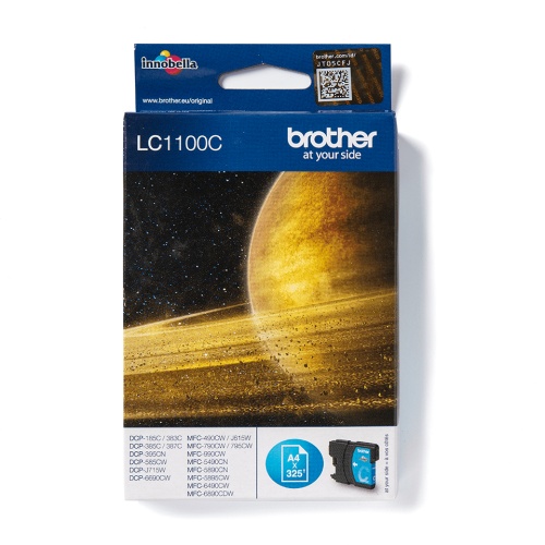 Brother LC-1100C (LC1100C) Rašalinė kasetė, Žydra