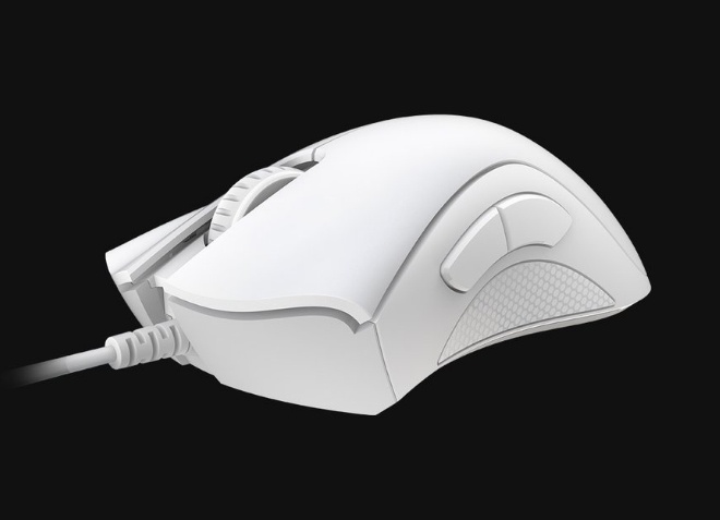 Razer DeathAdder Essential Laidinė žaidimų pelė USB Type-A Optical 6400 DPI Balta