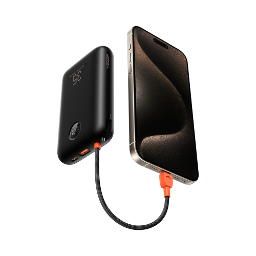Veger K2 (W2068) Išorinė baterija (Power Bank) 20000mAh, 35W PD, Juoda