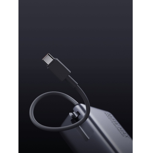 Xiaomi 165W Išorinė baterija (Power Bank) 10000mAh, integruotas kabelis, Pilka