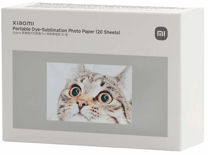 Xiaomi Portable Dye-Sublimation Fotopopierius 50x76mm (20 lapų)