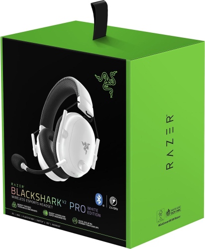 Razer Blackshark V2 Pro (2023) Belaidės žaidimų ausinės, Bluetooth, Balta