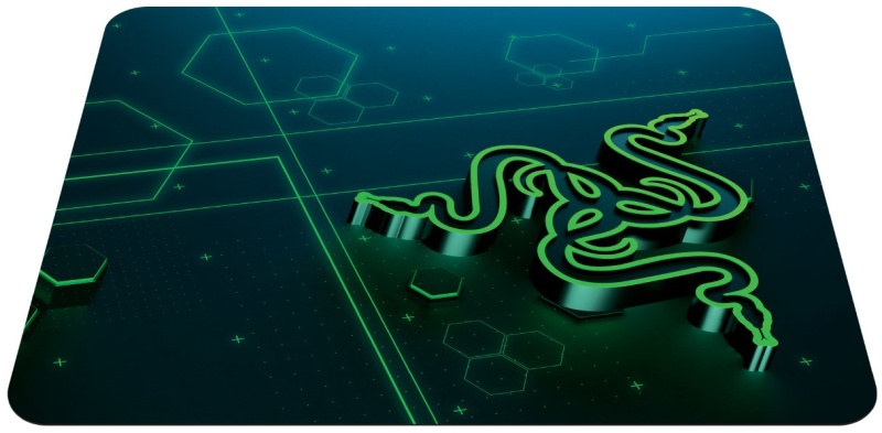 Razer Goliathus Mobile Edition Žaidimų pelės kilimėlis, S, Multicolor Green