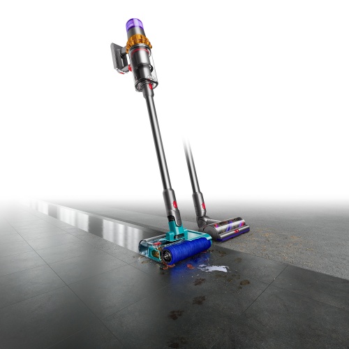 Dyson V15s Detect Submarine Belaidis dulkių siurblys, Nickel/Yellow (SPEC)