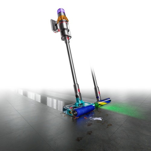 Dyson V15s Detect Submarine Belaidis dulkių siurblys, Nickel/Yellow (SPEC)