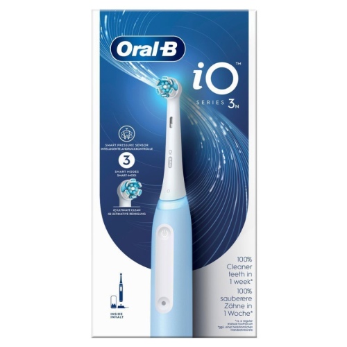 Oral-B iO Series 3N Elektrinis dantų šepetėlis, Ice Blue