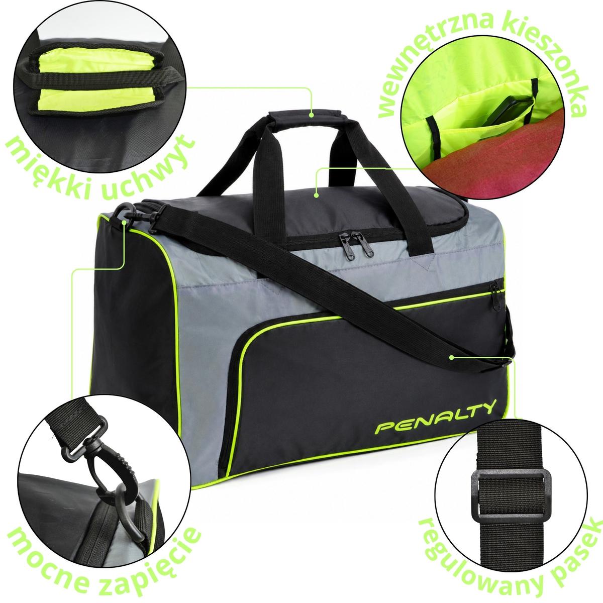 Sportinė Kuprinė „penalty Bag Mala Gym S11 Medium“ Neoninė žalia