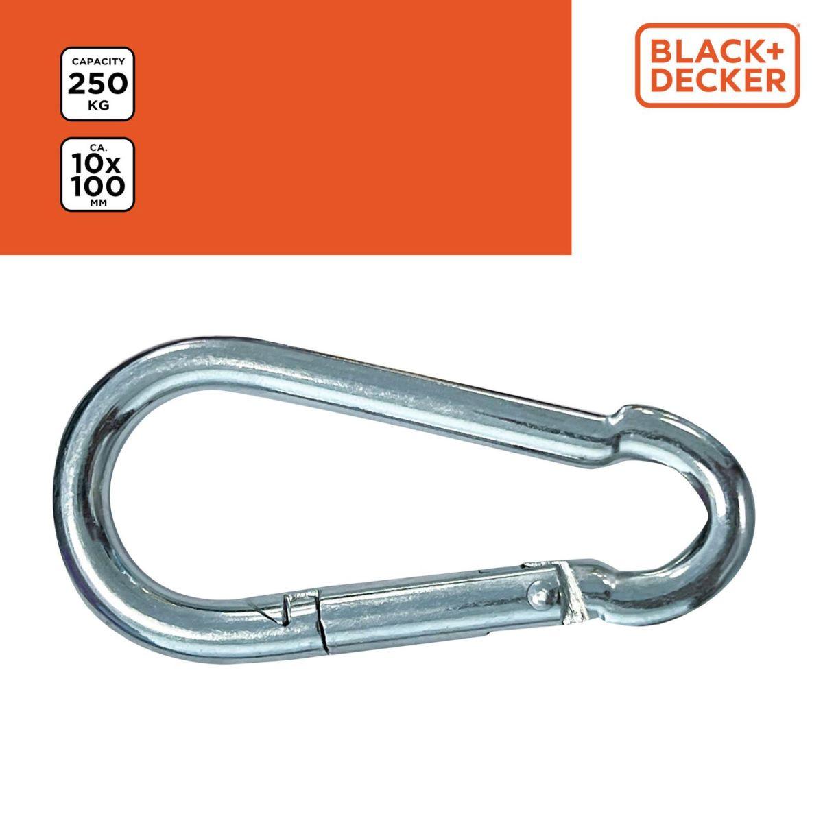 Plieninis Karabinas, 4 Vnt., „black + Decker“