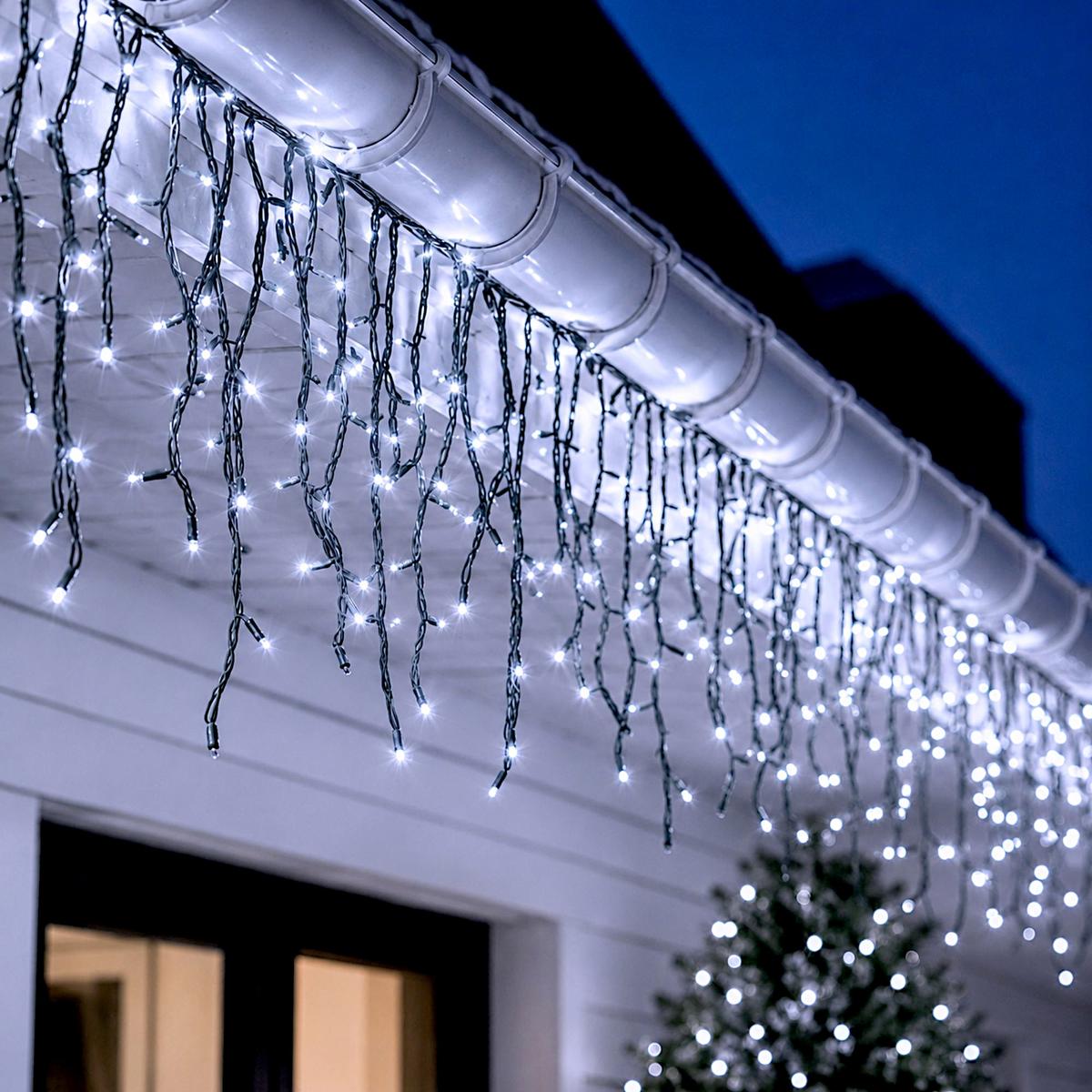 480 Led Baltos Spalvos šviesos Grandinė