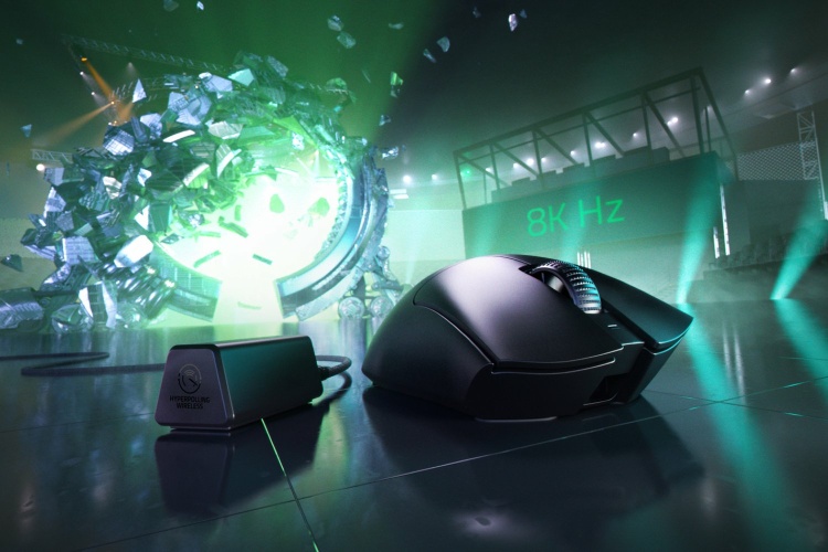 Razer DeathAdder V3 Pro Belaidė žaidimų pelė RF Wireless + USB-C, 30000 DPI, Juoda