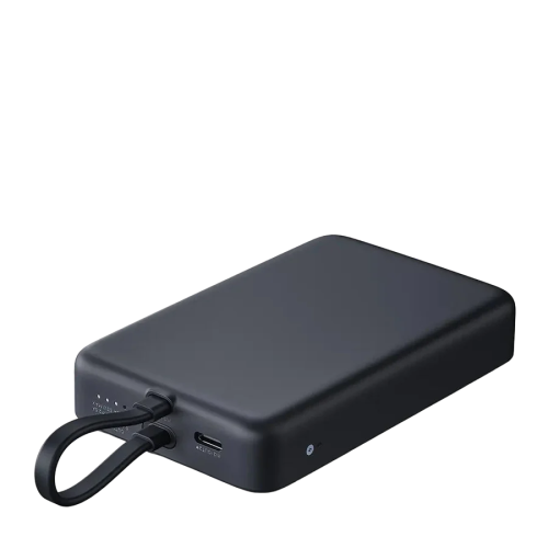 Xiaomi 33W Magnetic Išorinė baterija (Power Bank) 10000mAh, integruotas kabelis, Pilka