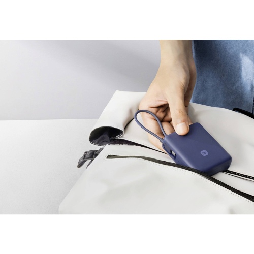 Xiaomi 33W Išorinė baterija (Power Bank) 10000mAh, integruotas kabelis, Blue