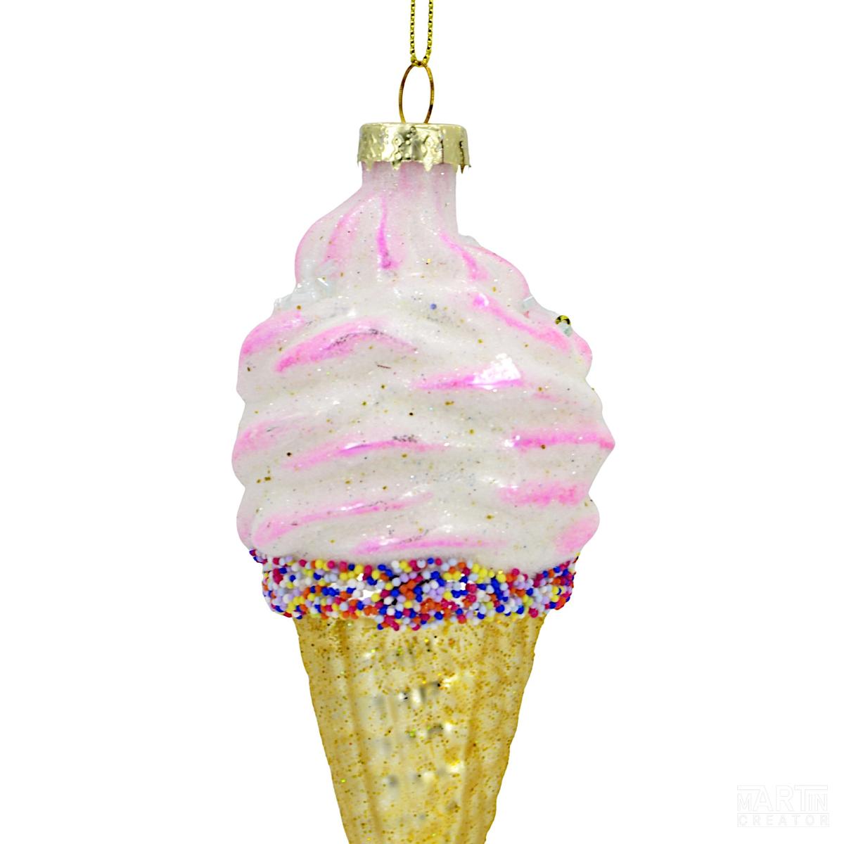 Stiklinė Eglės Eglutės Kulė „ice Cream“ Mica