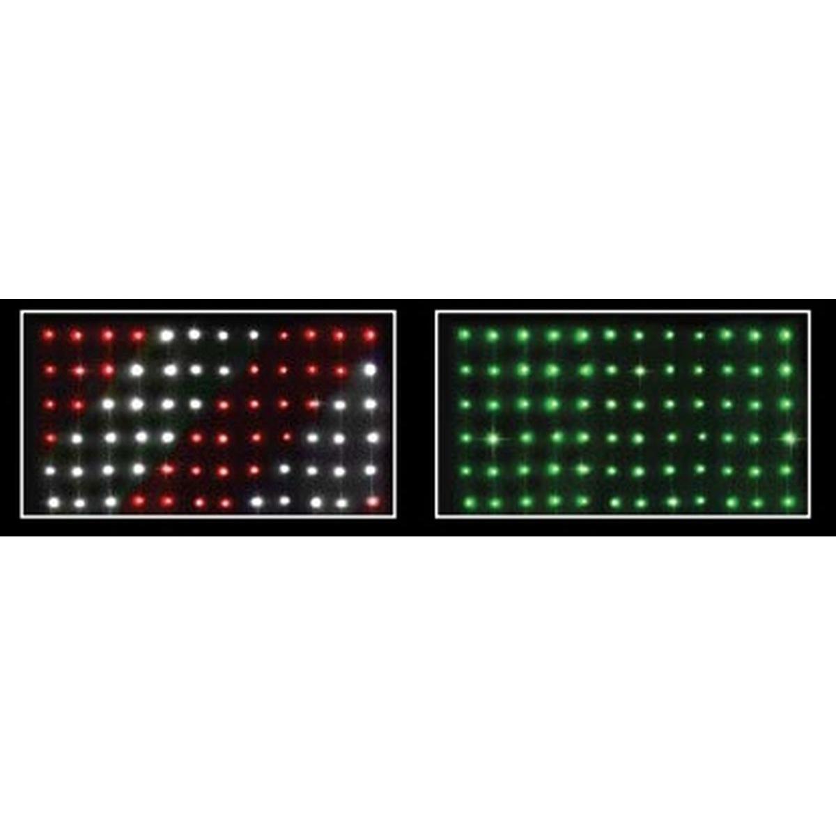 Kalėdų Eglutės Lemputės, šviesos Užuolaida (lauke/viduje) 120 Led, 300x60 Cm, Su Nuotolinio Valdymo Pultu, Rgb Spalvos