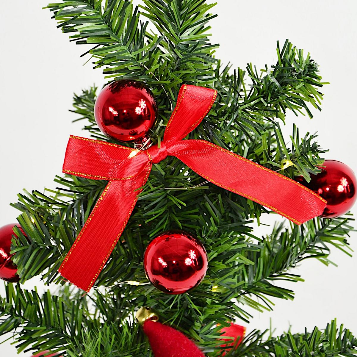 Dekoratyvinė Eglė 60 Cm, 25 Led, Laikmatis – Santa Klasas