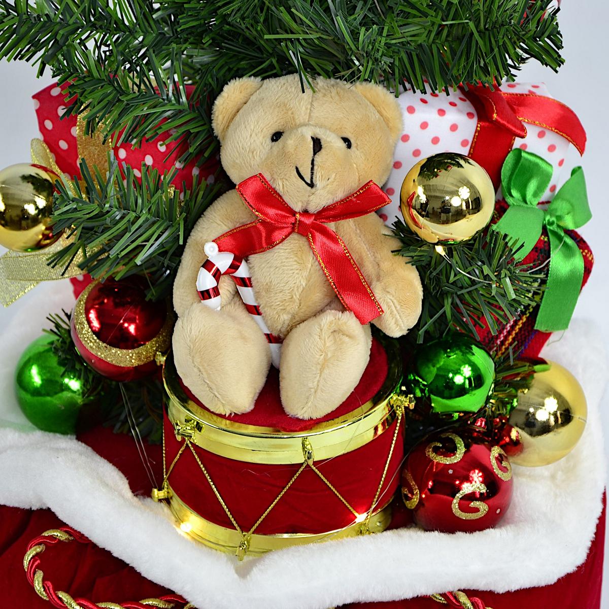 Dekoratyvinė Eglė 60 Cm, 25 Led, Laikmatis – Meškutis